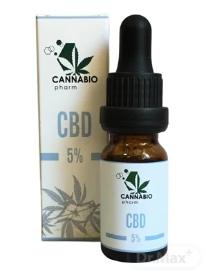 CANNABIOpharm CBD 5% 1×10 ml, konopný olej