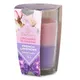 Emocio Sklo 76x118 mm Orchard Blossom & French Lavender dvoubarevná vonná svíčka