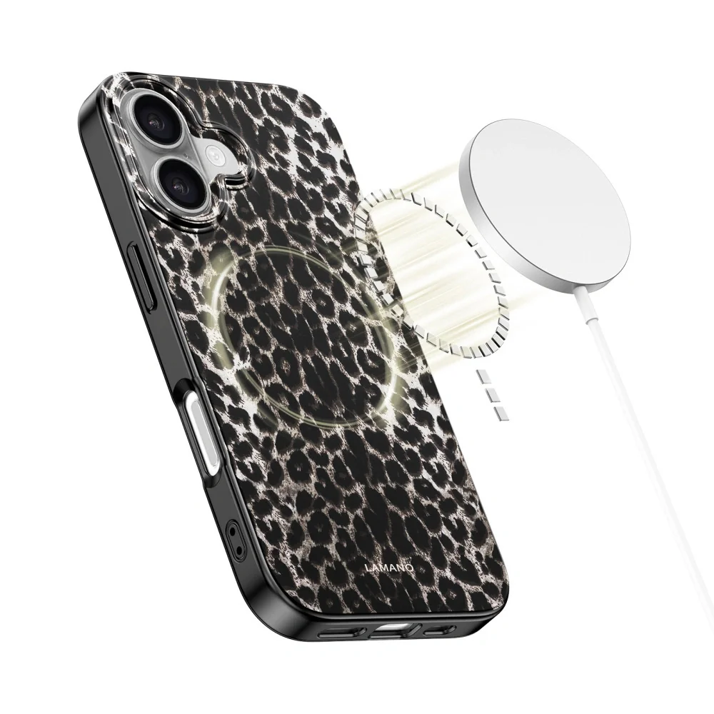Tech-Protect Lamano MagSafe kryt na iPhone 17, leopard