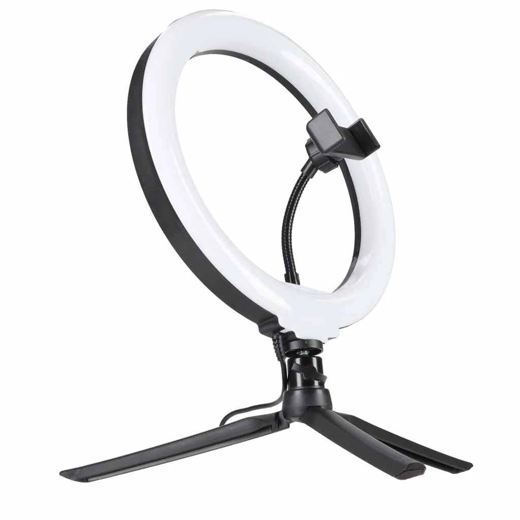 Livefy Selfie Ring Light kruhové LED svetlo, čierne