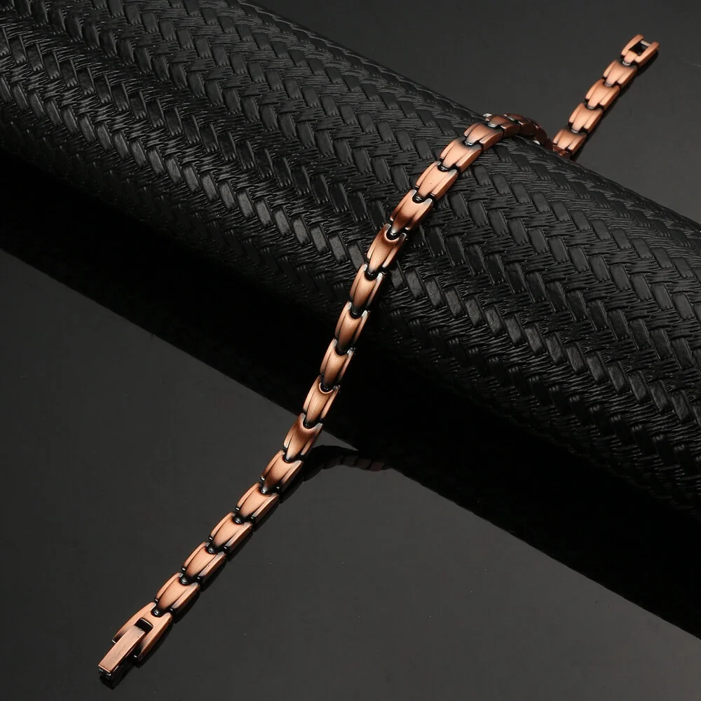 Luxusný magnetický náramok z medi – 0,7 cm, 1ks