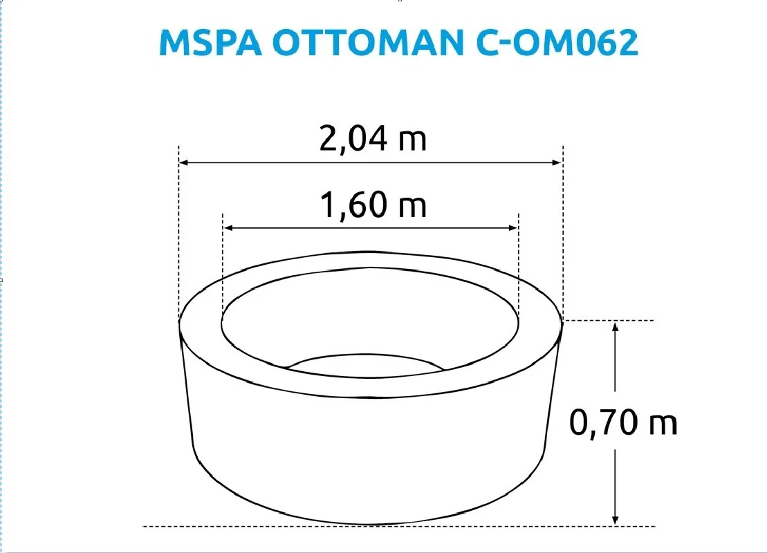 Nafukovacia vírivka Marimex MSPA Ottoman C-OM062 ## 11400299