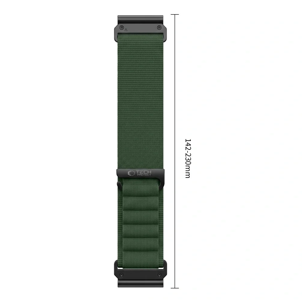 Tech-Protect Nylon Pro remienok Garmin QuickFit 22mm, military green