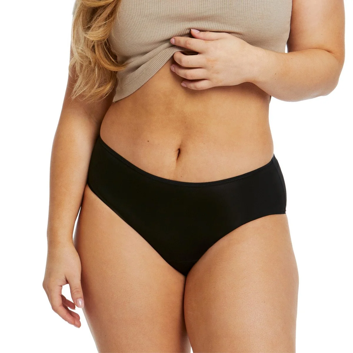 Menštruačné nohavičky Midi Black Eco (LOVE003ECO) XXL