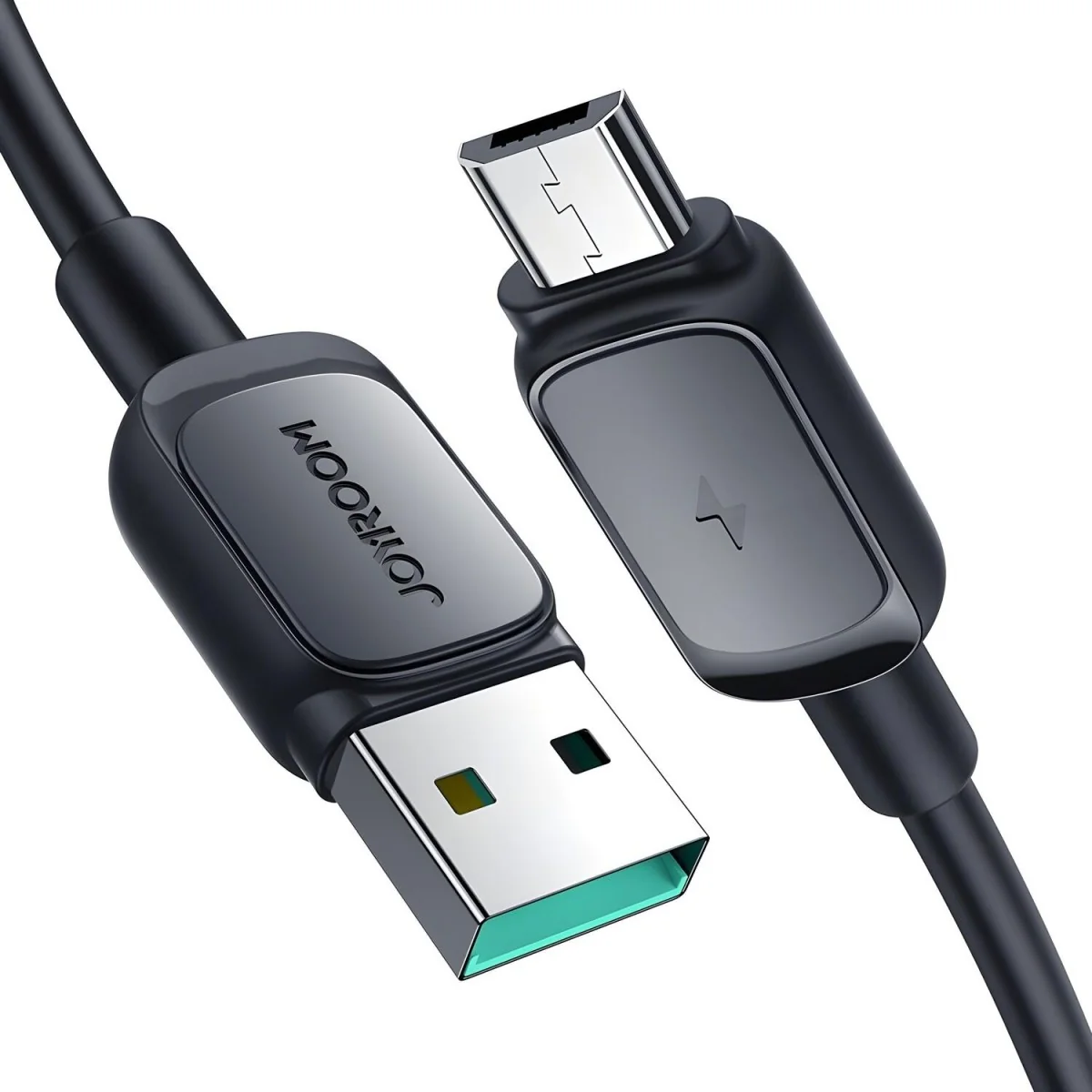 Micro USB kábel 2.4A 1.2m - čierna