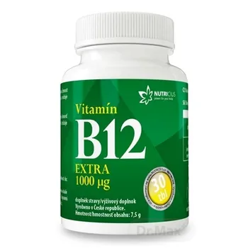 NUTRICIUS Vitamín B12 EXTRA 1000 μg 1×30 tbl, vitamín B12
