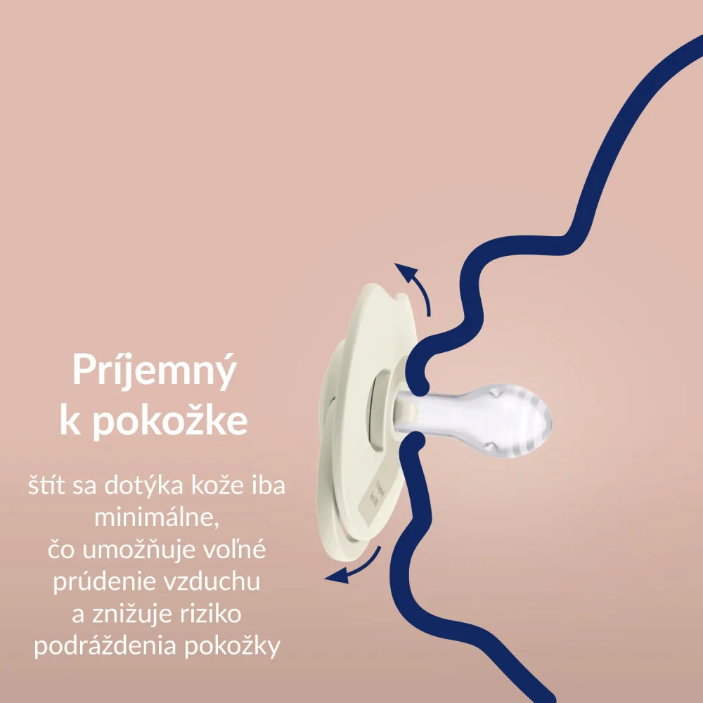 LOVI Cumlík svietiaci silikónový dynamický PRIME 0-6m 1ks Blush 1 ks