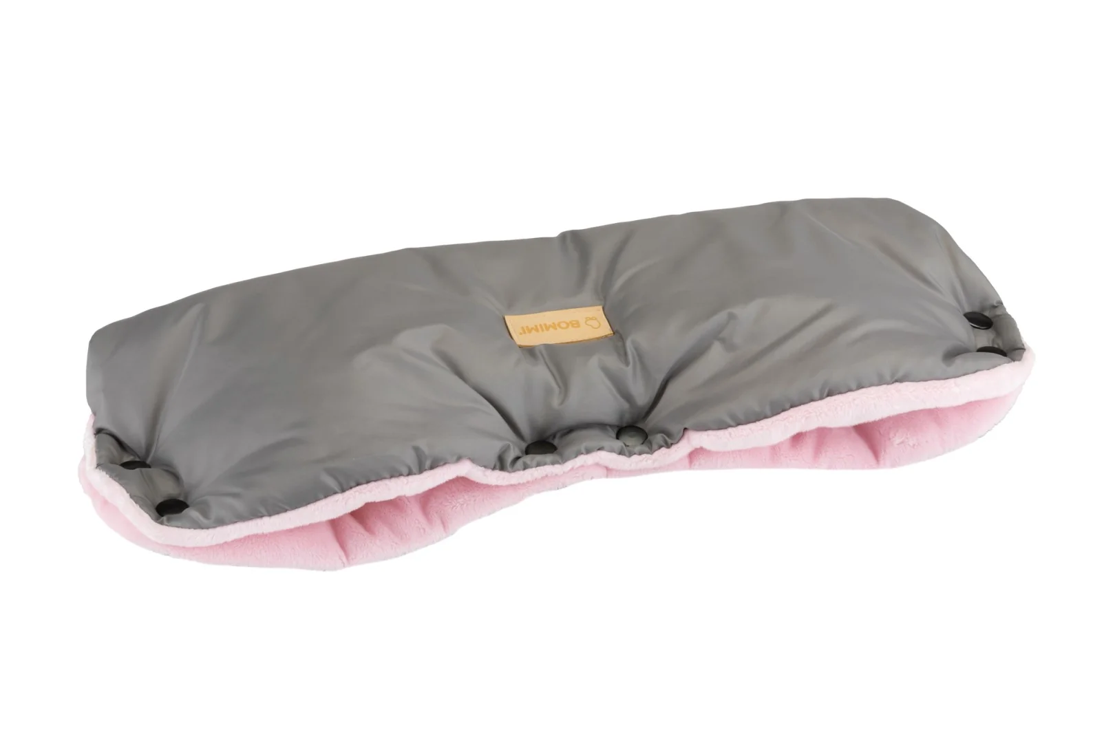 Bomimi FLAPI PREMIUM rukávnik na kočík grey-pink