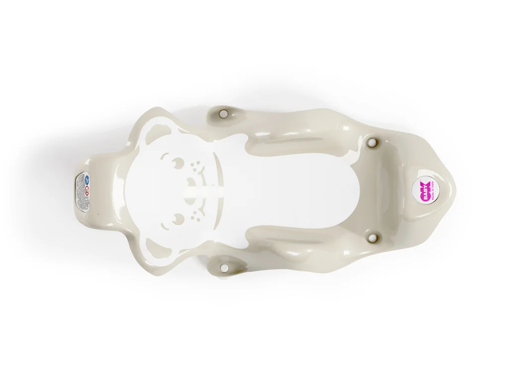 OK BABY Lehátko do vaničky Buddy white 1×1 ks
