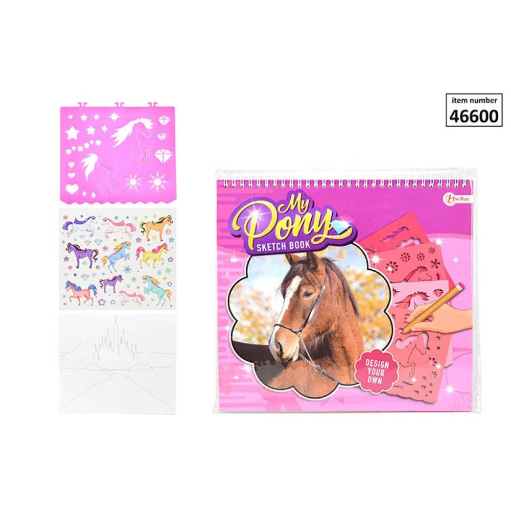Koníky Blok so šablonami -Toi Toys
