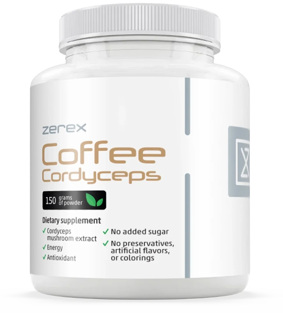 ZEREX Káva Cordyceps 1×150 g, výživový doplnok