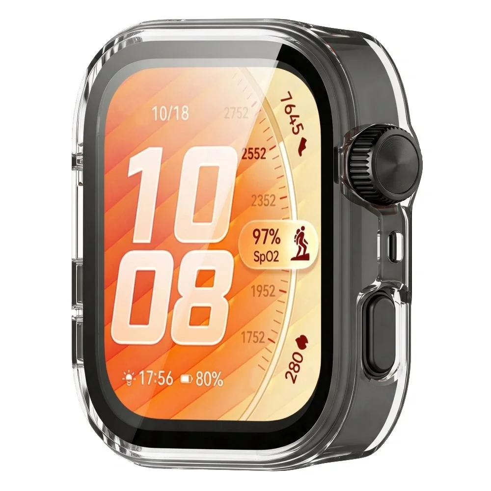 Tech-Protect Defense puzdro so sklom na Huawei Watch Fit 5 Pro, priesvitné