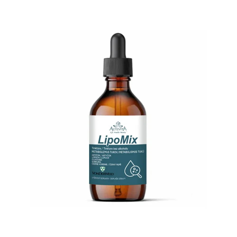 LipoMix – zmes funkčných bylinných tinktúr bez alkoholu 100ml