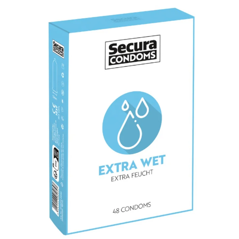 Extra Wet – extra lubrikované kondomy (48 ks)