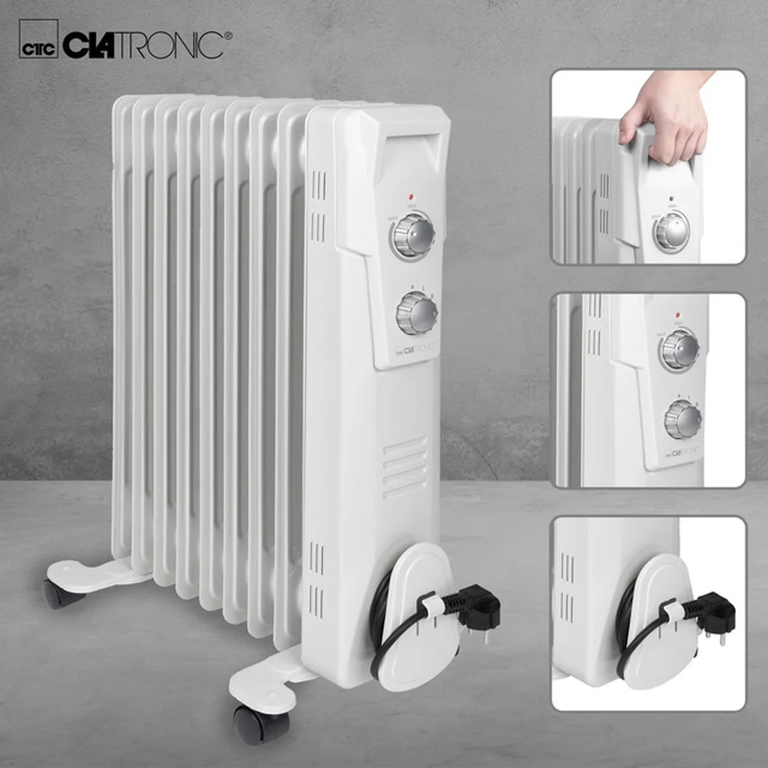 CLATRONIC RA 3736 olejový radiátor 9 rebier