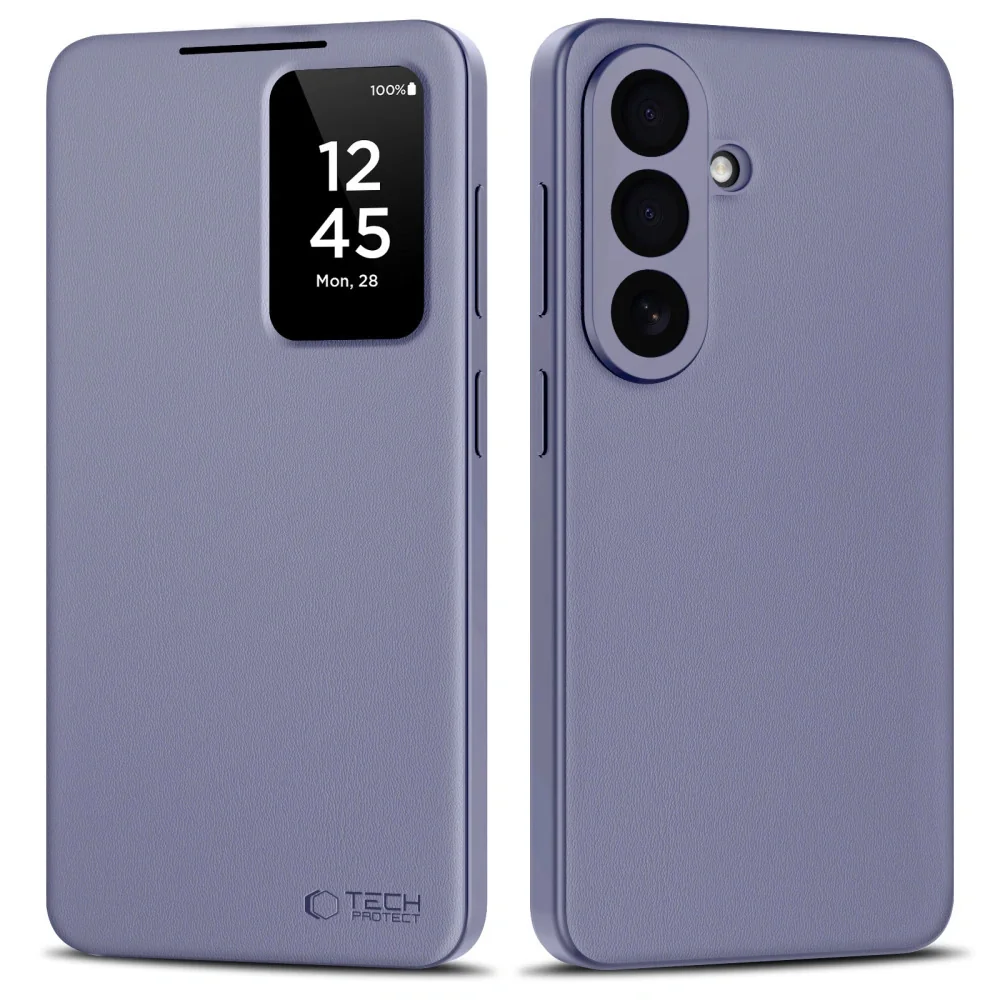 Tech-Protect Smart Wallet knižkové puzdro na Samsung Galaxy S26, fialové vé