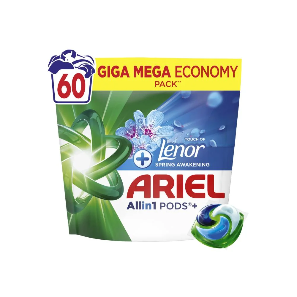 Ariel Allin1 PODS +Touch of Lenor Spring Awakening kapsuly na pranie 60 ks