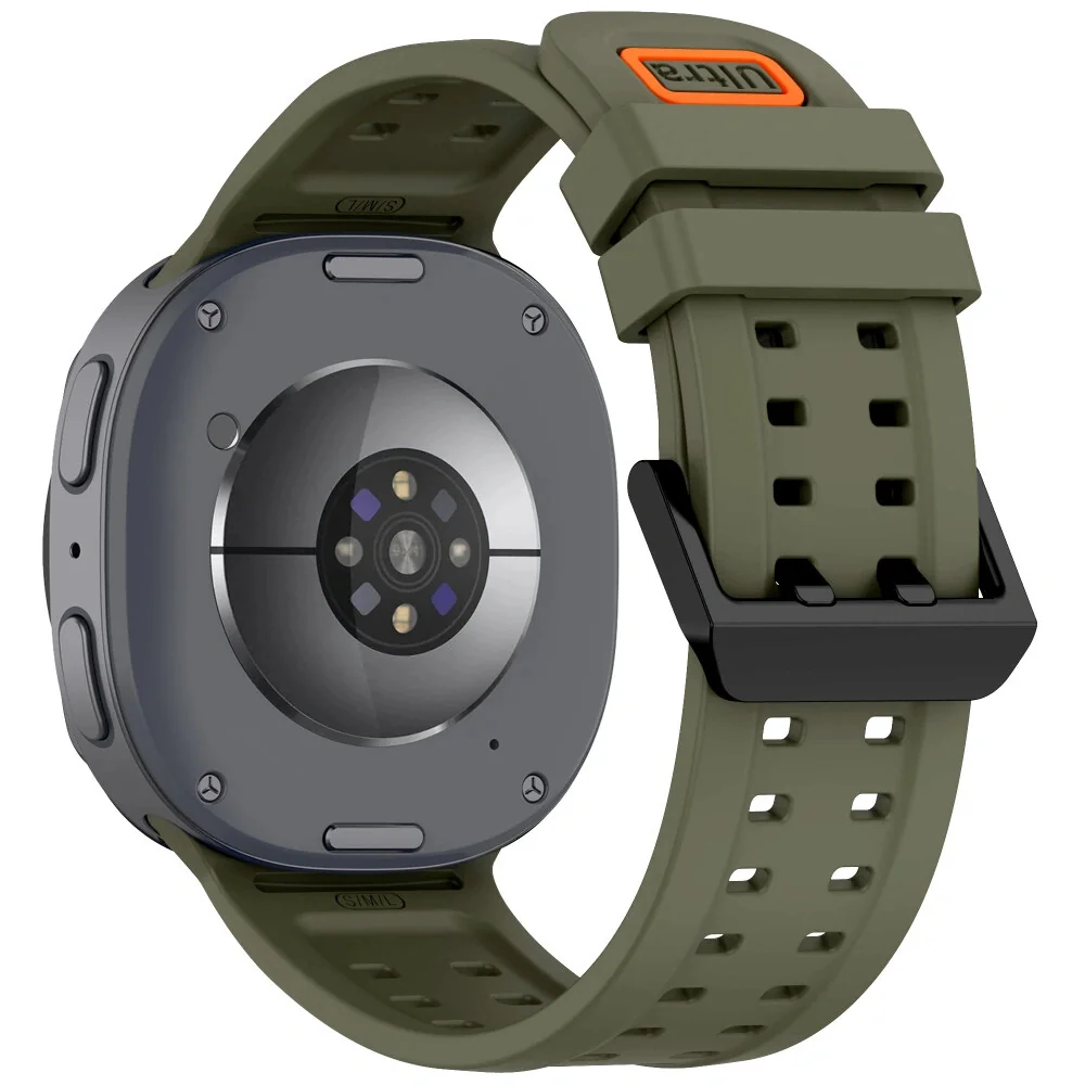 Tech-Protect Silicone Air remienok na Samsung Galaxy Watch 8 / 9 / Classic (40 / 44 / 46mm), olive green