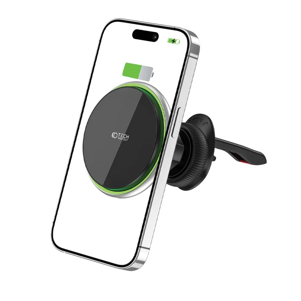 Tech-Protect V3 Vent MagSafe držiak na mobil do auta 15W, čierny