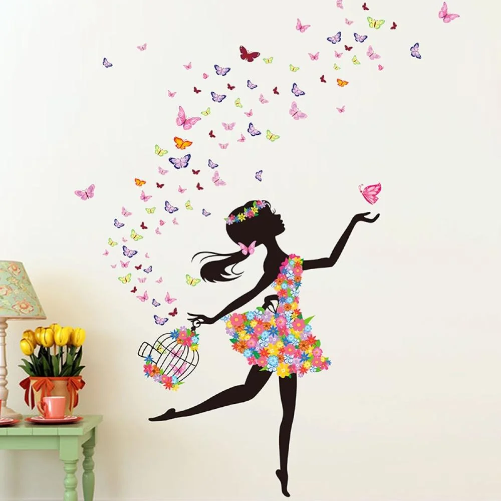 Samolepka na stenu - Beautiful Girl