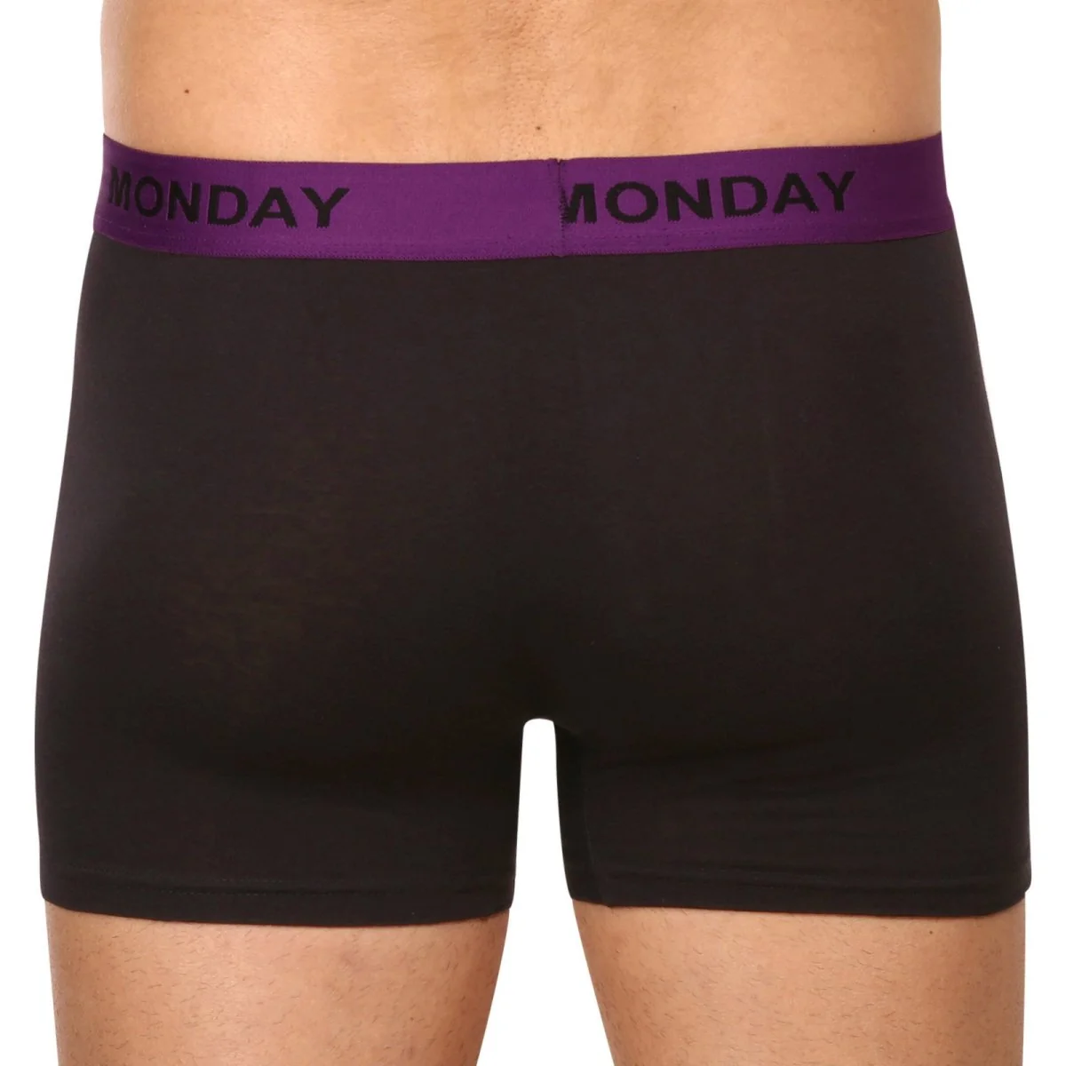 7PACK pánske boxerky čierne (7NB001-week) 4XL