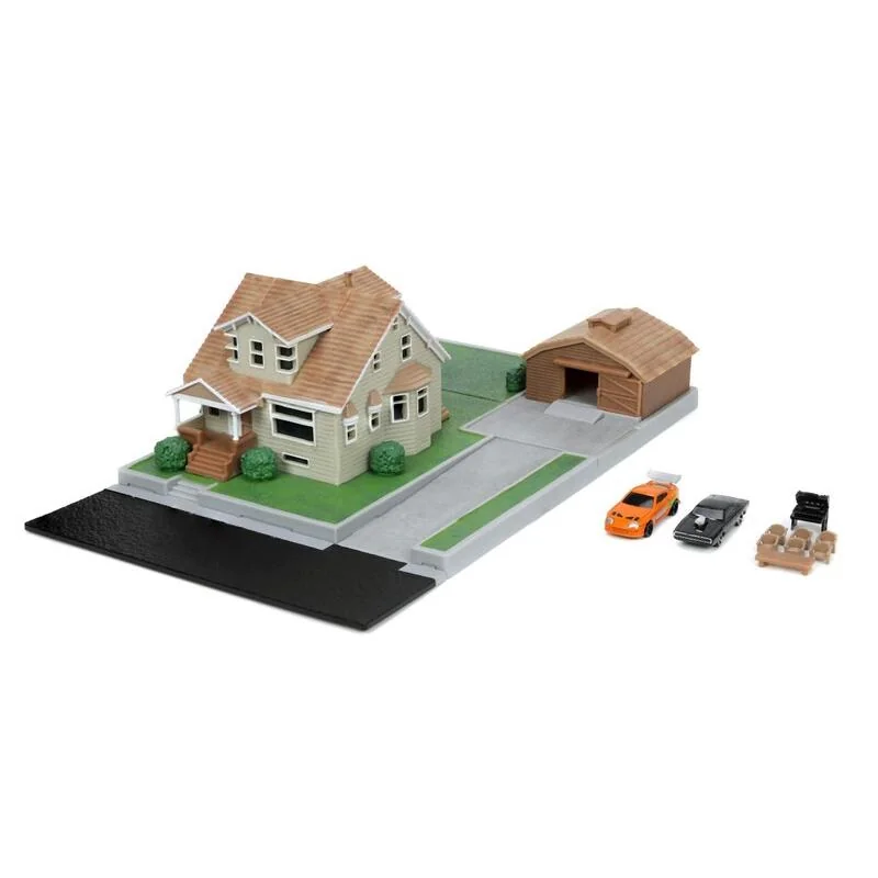 JADA - Rýchlo a zbesilo Nanodiorama Dominikov dom s autíčky