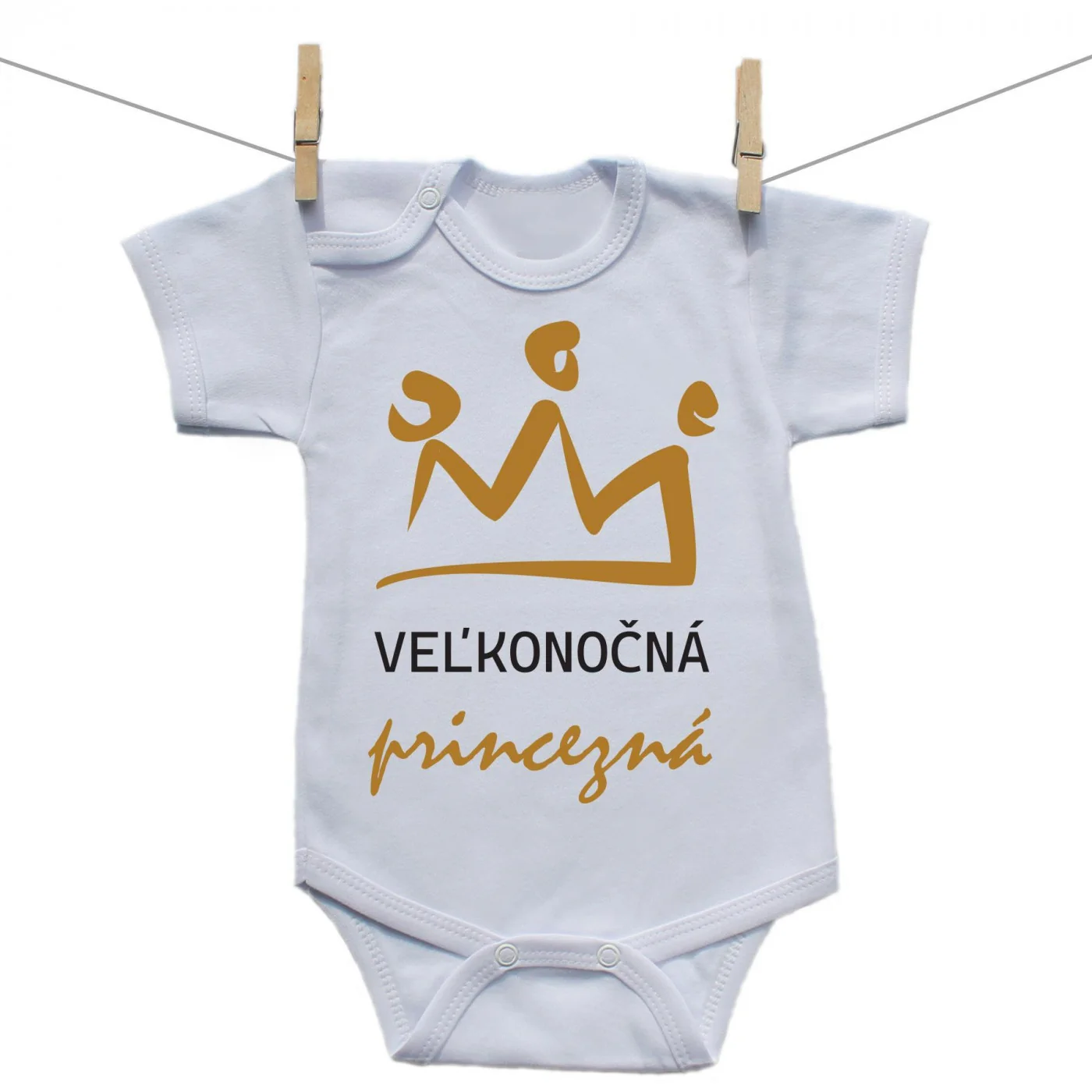 Boodyy Body s krátkym rukávom Veľkonočná princezná Veľkosť: 56