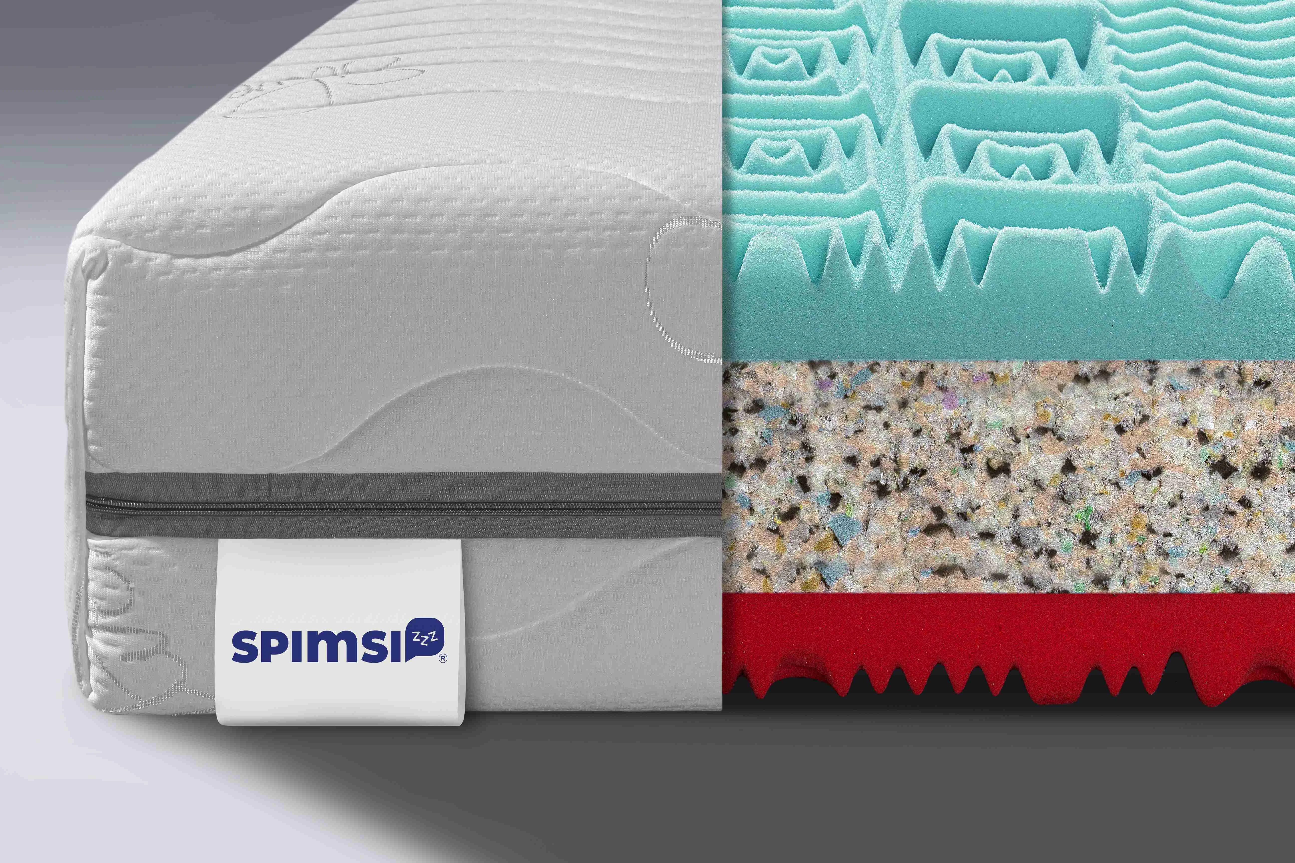 SPIMSI® HARD 200x140 Penový matrac 1×1 kus, penový matrac, 200x140