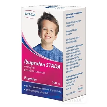 Ibuprofen STADA 40 mg/ml perorálna suspenzia 1×100 ml, liek proti bolesti