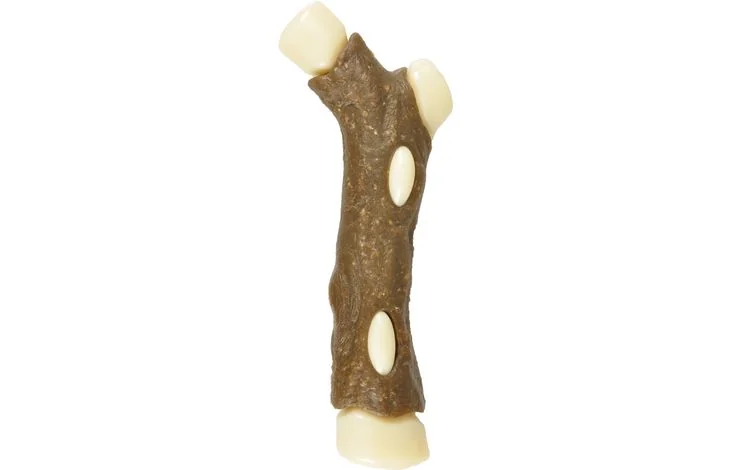 Flamingo Nylon Palička+Rawhide 12cm 1×1 ks, hračka pre psy