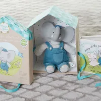 Meiya&Alvin darčekový set DELUXE knižka + hračka sloník Alvin