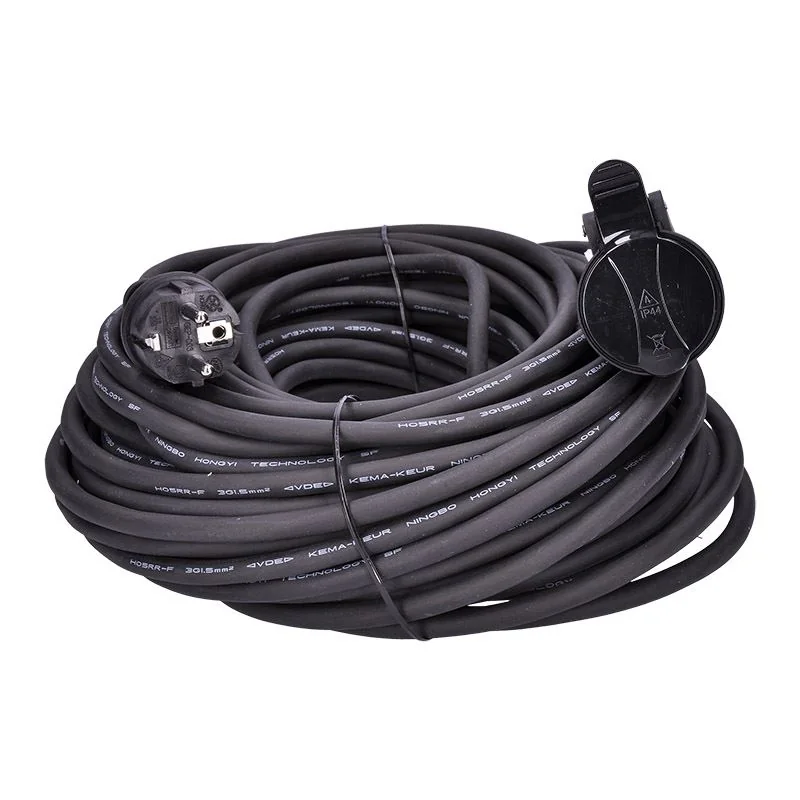 Predlžovací kábel 30m/1z 3x1,5mm guma SOLIGHT PS34