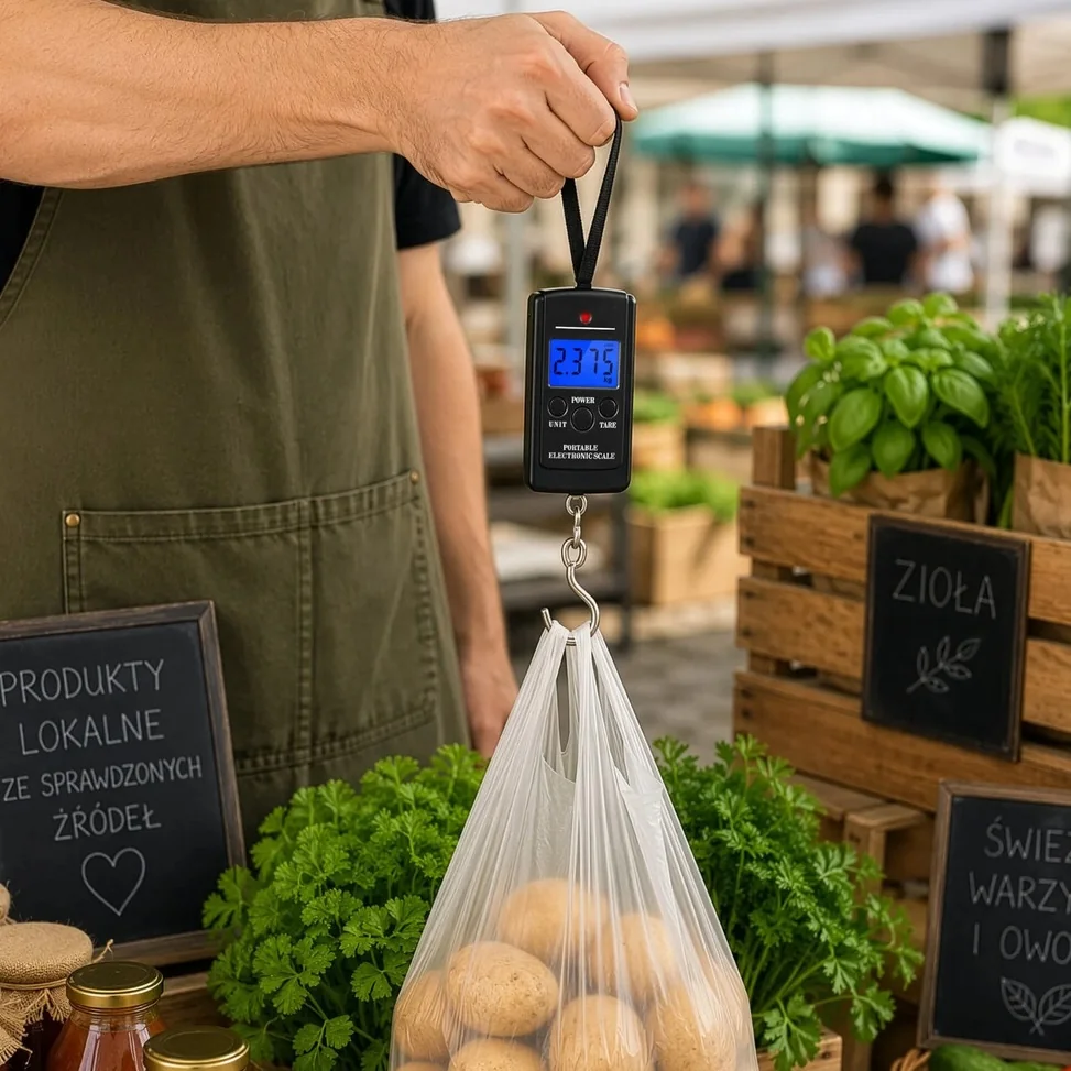 MG Hook Scale digitálna závesná váha do 40kg, čierna