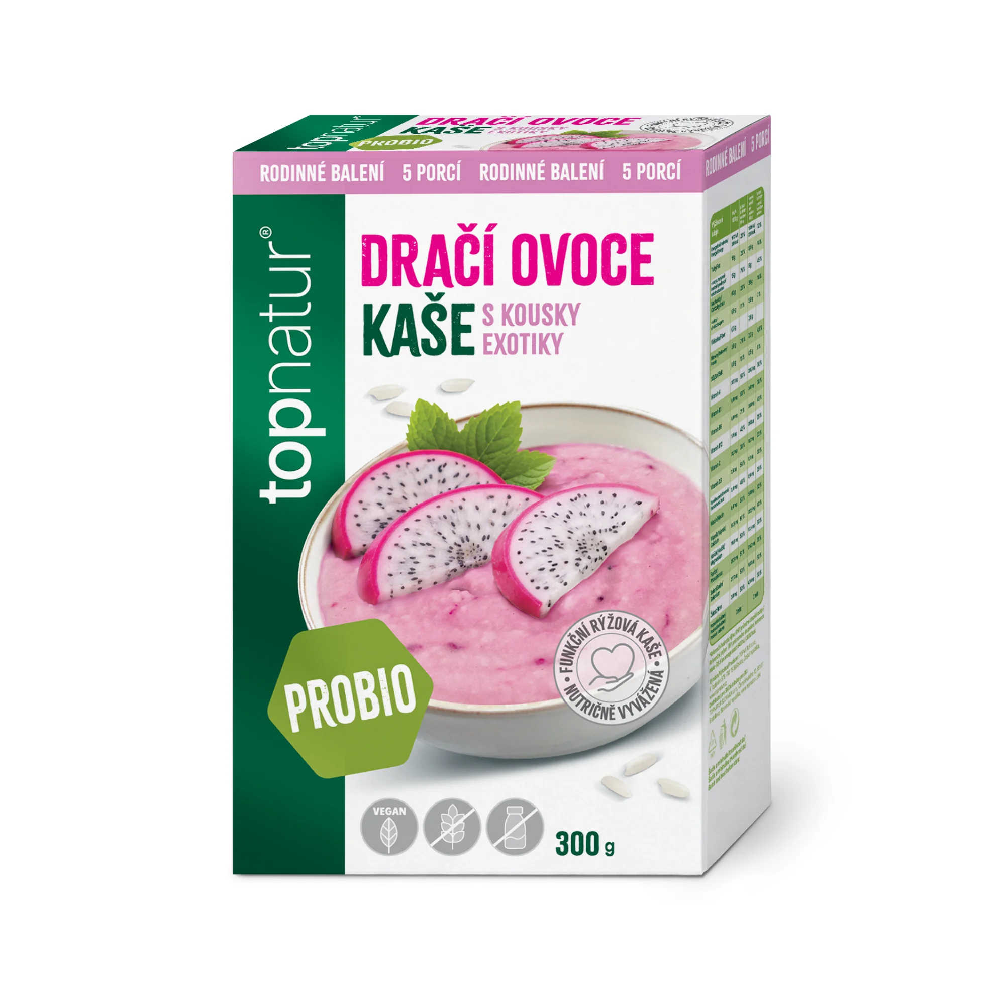 TOPNATUR Probio kaša Dračie ovocie XXL 300 g