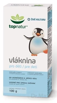 topnatur VLÁKNINA PRE DETI 1×100 g, výživový doplnok