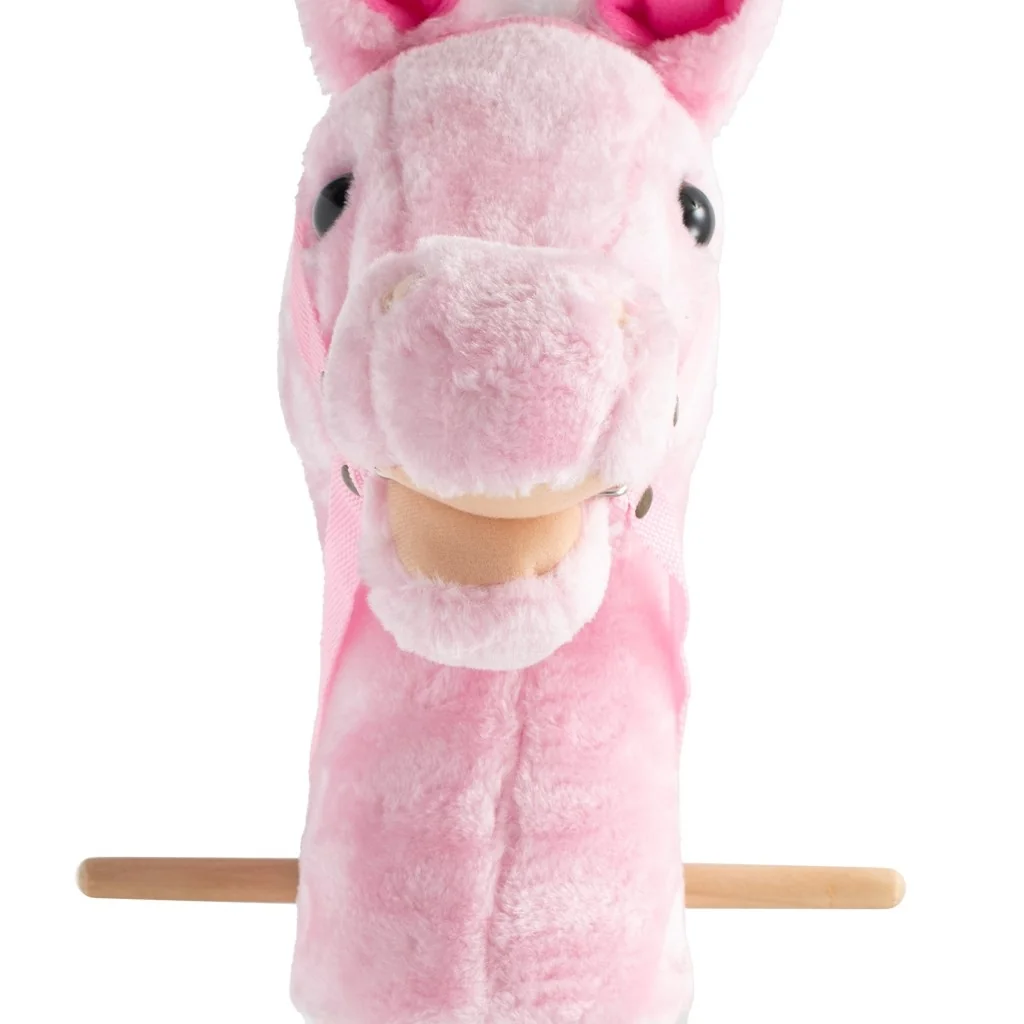 Hobby Horse so zvukom a kolieskami Rosie Baby Mix pink , 20C56546