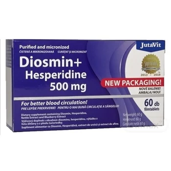 JutaVit Diosmín+Hesperidín 500 plus 1×60 tbl, výživový doplnok