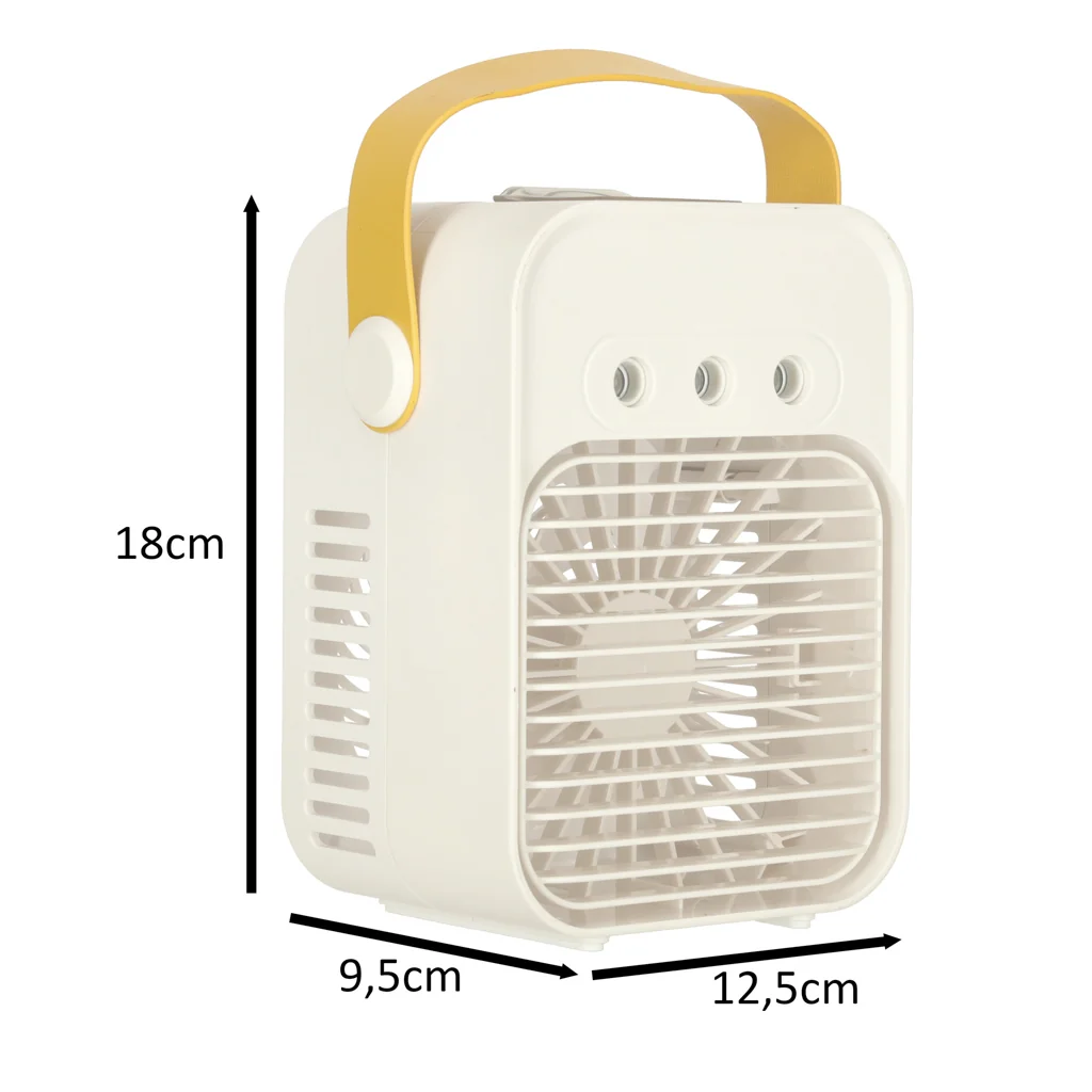 Wowo Ventilátor klimatizácie so zvlhčovačom strieborný