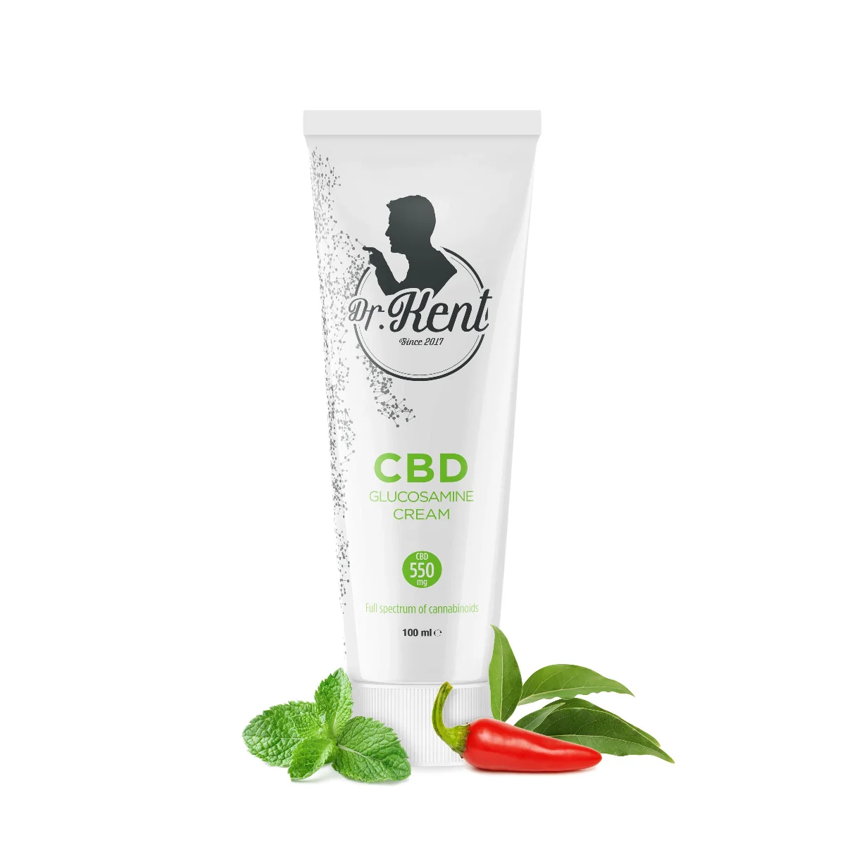 DR Kent CBD Cream with Glucosamine 1×100 ml, glukozamínový krém