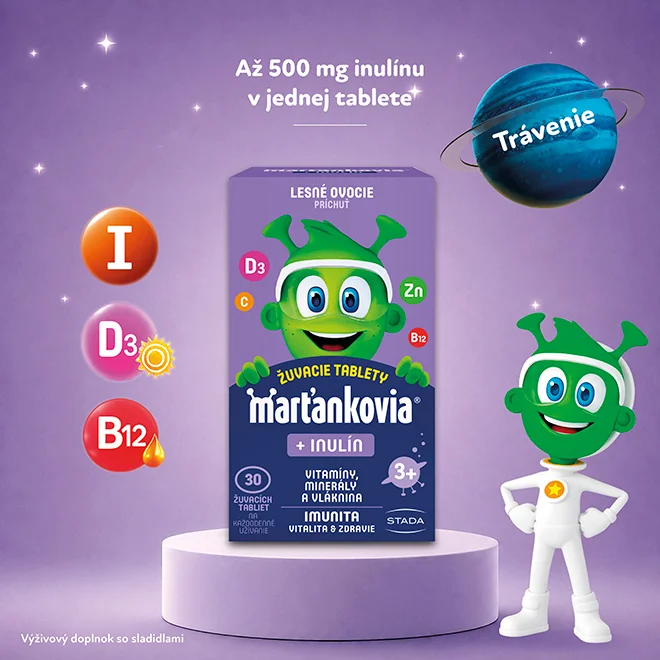 STADA Marťankovia s inulínom 1×30 tbl, cmúľacie