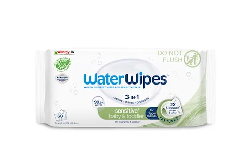 WATERWIPES Obrúsky vlhčené Baby&Toddler 3in1 1×60 ks, vlhčené obrúsky