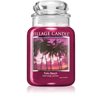 Village Candle Vonná sviečka v skle - Palm Beach - Palmová pláž, veľká 1×1 ks