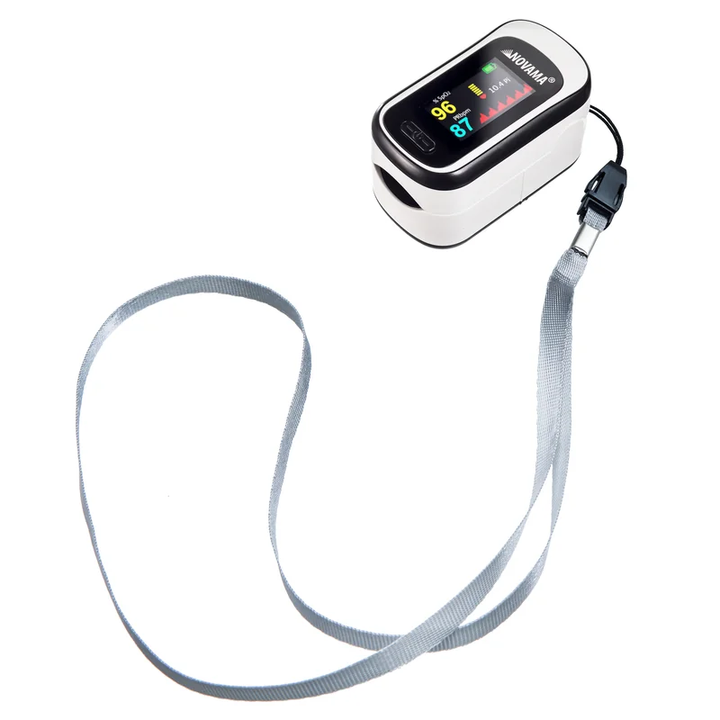 NOVAMA PULMOXI lekársky pulzný oximeter s 5-farebným OLED displejom