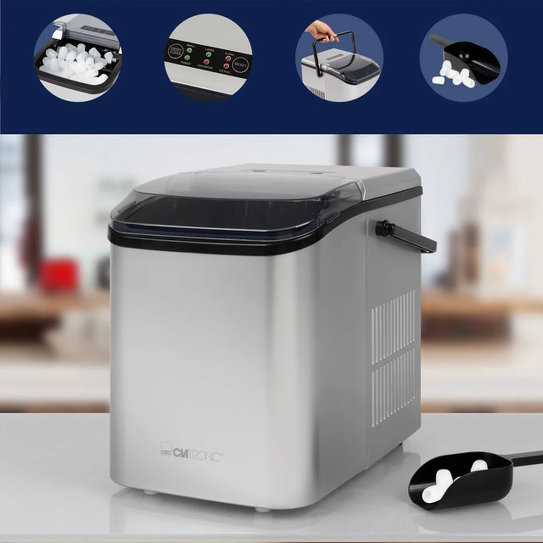 Clatronic EWB 3785 výrobník ľadu ECO, 12 kg/24 h