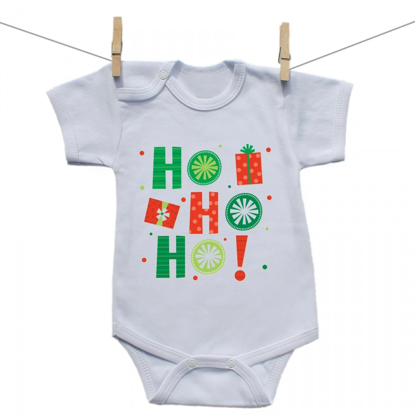 Boodyy Body s krátkym rukávom HO HO HO! Veľkosť: 56