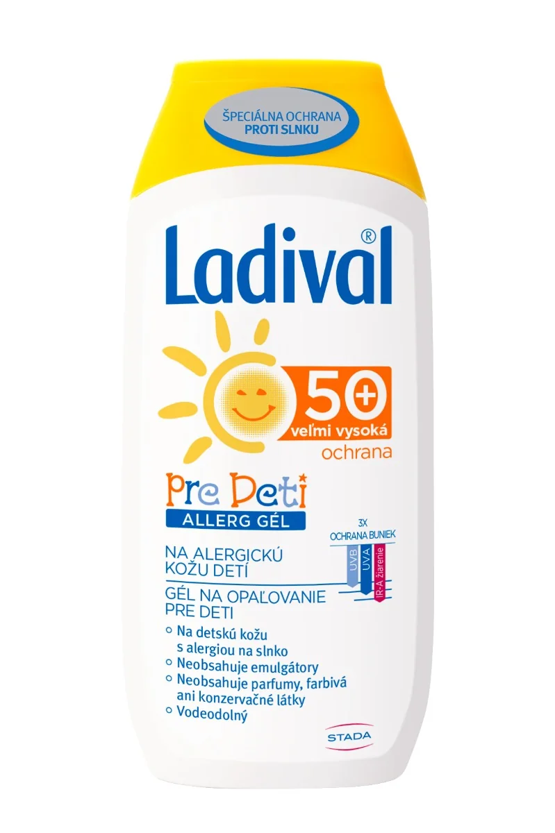 Ladival PRE DETI ALLERG SPF 50+ gél 200 ml