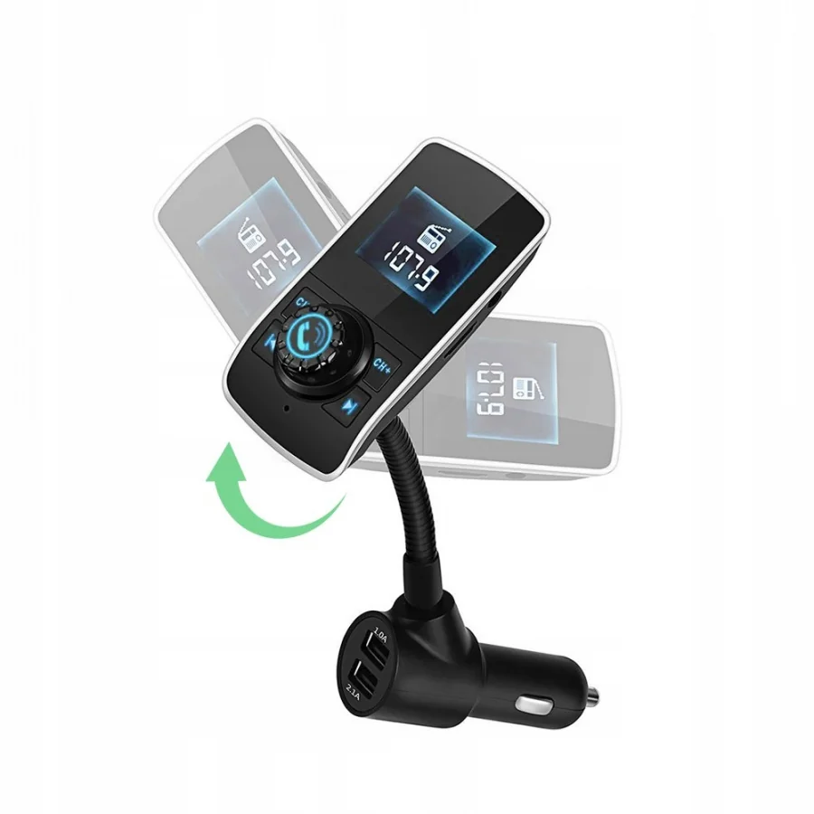 FM Bluetooth vysielač, USB MIC nabíjačka microSD