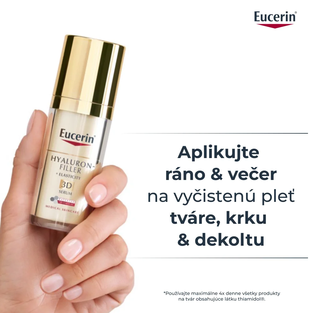 Eucerin HYALURON-FILLER + ELASTICITY 3D Sérum 1×30 ml, anti-age sérum