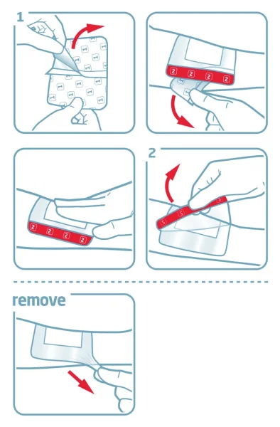 Leukomed® T plus skin sensitive 1×5 ks, filmové krytie s vankúšikom