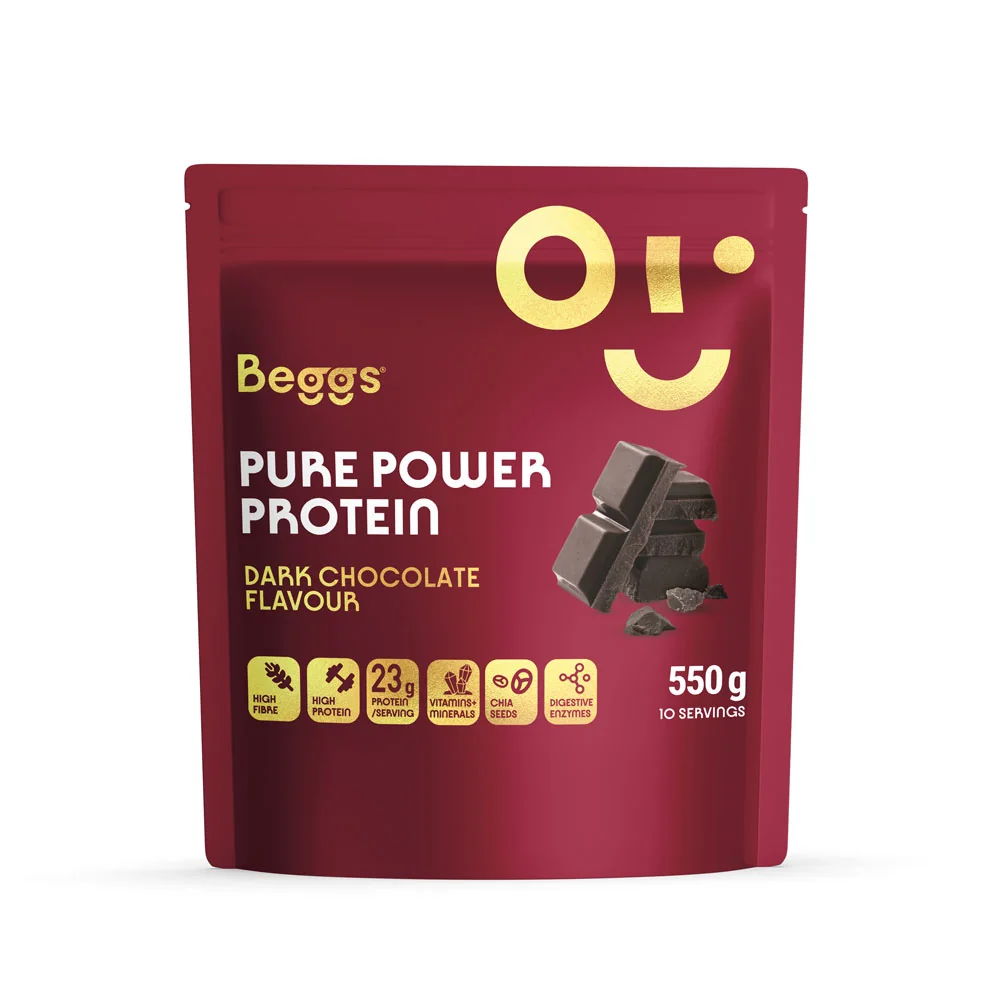 Beggs Pure Power Protein Dark Chocolate 550 g